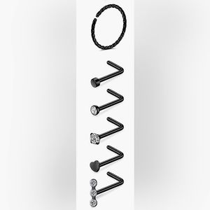 🔥Brand New🔥6 nose rings🔥